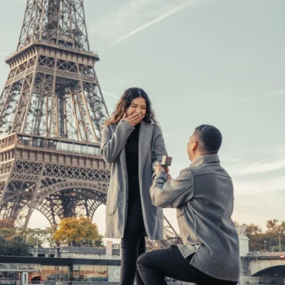 Picnic romántico con fotógrafo en el corazón de París
